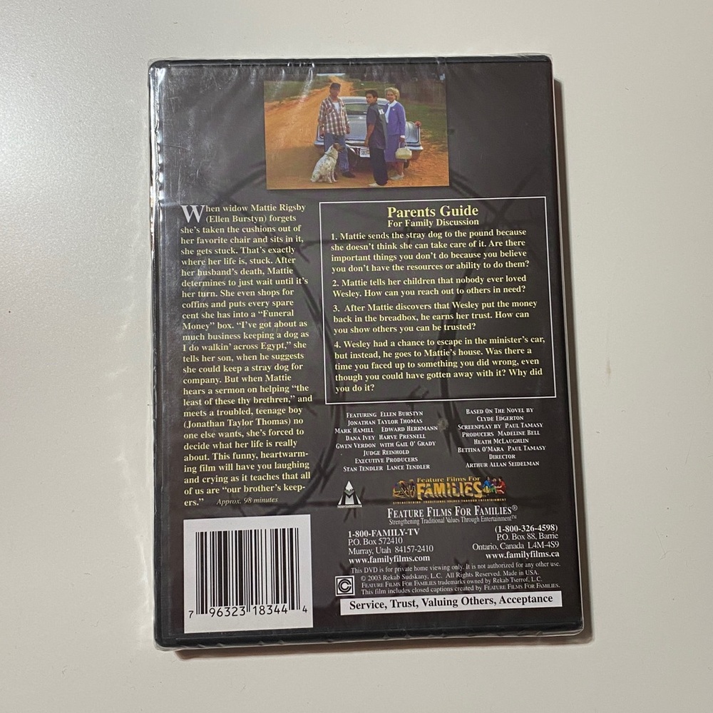 WALKING ACROSS EGYPT—Feature Films For Families DVD—New in Original Packaging - Picture 3 of 6